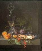 Abraham Mignon Still Life with Crabs on a Pewter Plate oil on canvas